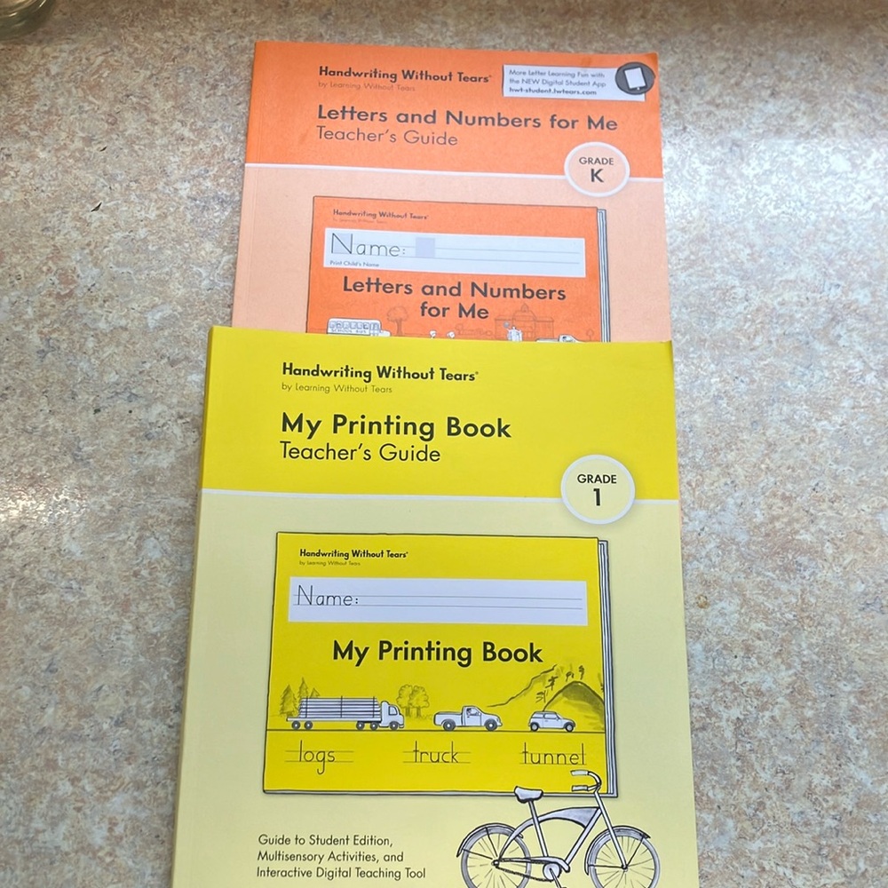New kindergarten and first grade handwriting without tears manual bundle
